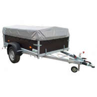 Single axle flatbed trailers