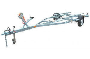 Single-axle boat trailers