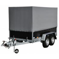 Flatbed trailers, two-axle