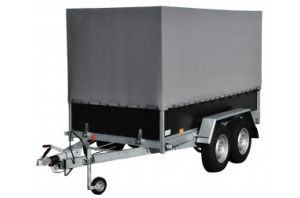 Flatbed trailers, two-axle