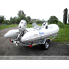 Trailer for transporting rubber boats of the RIB class up to 4.5 m