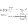 Прицеп для перевозки резиновых лодок класса RIB до 4,3 м