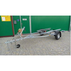 Trailer for transporting rubber inflatable (PVC) boats up to 3.8 m