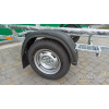 Trailer for transporting rubber inflatable (PVC) boats up to 3.8 m