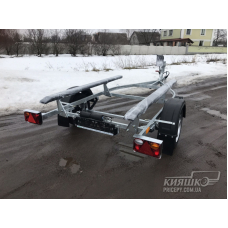 Trailer for transporting rubber inflatable (PVC) boats up to 3.2 m (economy)