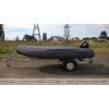 Trailer for transporting rubber inflatable (PVC) boats up to 3.6 m