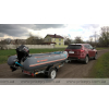 Trailer for transporting rubber inflatable (PVC) boats up to 3.6 m