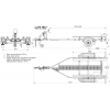 Прицеп для перевозки резиновых надувных (ПВХ) лодок до 3,6 м