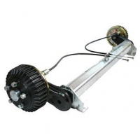 Torsion axle with brake 1500 kg A-1100, hub 112x5