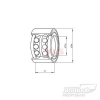 Кульковий підшипник для осей Compact до 1350 кг 64х34х37 (комплект)