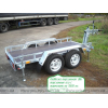 The trailer for transporting generator sets with a height-adjustable drawbar