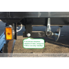 Trailer for transporting special equipment (asphalt roller/car)