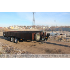 Trailer for transporting special equipment (asphalt roller/car)