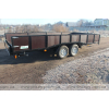 Trailer for transporting special equipment (asphalt roller/car)