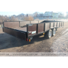 Trailer for transporting special equipment (asphalt roller/car)