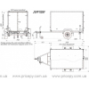 Luggage trailer 25PF1105FU