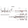 Прицеп для перевозки лодок до 5,7 м