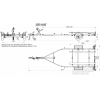 Прицеп для перевозки лодок до 5,0 м (эконом)