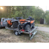 Trailer for transporting 2 ATVs