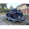 Trailer for transporting 2 ATVs