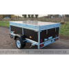 Flatbed trailer with cover