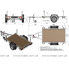 Platform trailers for generator 20PP1102