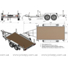 Platform trailers for generator 31PP2205