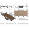 Platform trailers for generator 40PP2206