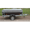 Flatbed trailer 256PB1205FU with braking system