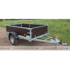 Flatbed trailer 256PB1205FU with braking system