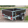 Flatbed trailer 256PB1205FU with braking system