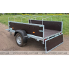 Flatbed trailer 256PB1205FU with braking system