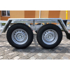 Two-axle trailer for transporting boats up to 5.7 m