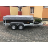 Flatbed trailer 305PB2208FU with braking system