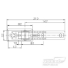 Tailgate connector for trailers Winterhoff