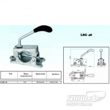 Хомут LBG 48, основа чавун, д. 48мм.  KNOTT