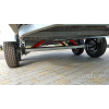 Flatbed trailer 302PB2208F with braking system