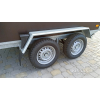 Flatbed trailer 302PB2208F with braking system