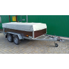 Flatbed trailer 302PB2208F with braking system