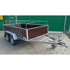 Flatbed trailer 302PB2208F with braking system