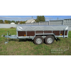 Flatbed trailer 35PB2823 with braking system