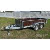 Flatbed trailer 35PB2823 with braking system