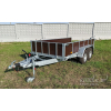 Flatbed trailer 35PB2823 with braking system