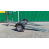 Trailer for transporting cars with partial loading 20РА1207