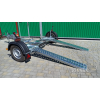 Trailer for transporting cars with partial loading 20РА1207