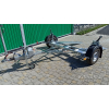 Trailer for transporting cars with partial loading 20РА1207