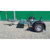 Trailer for transporting cars with partial loading 20РА1207