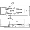 Замок борта, довжина - 182, FVBB 46 KNOTT