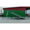 Trailer-platform rotary hydraulic for the transportation of air sleds