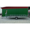 Trailer-platform rotary hydraulic for the transportation of air sleds